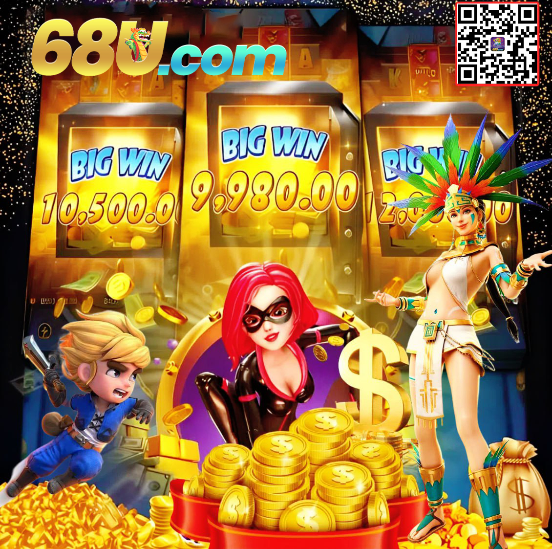 Máquina de caça-níqueis com tema de carnaval brasileiro.